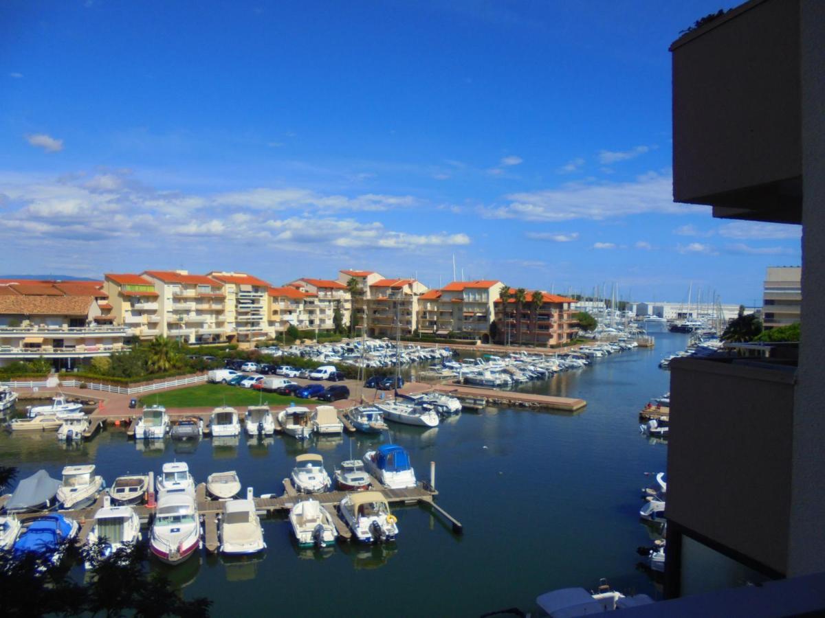 Appartement T2 Vue Mer Et Port,2 Balcons, Parking Prive Canet-en-Roussillon Esterno foto