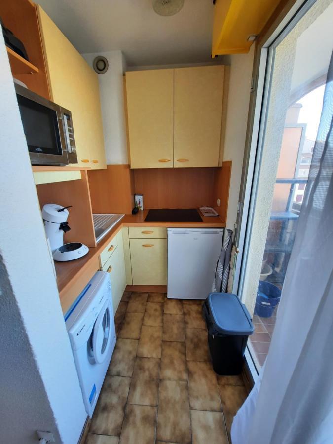 Appartement T2 Vue Mer Et Port,2 Balcons, Parking Prive Canet-en-Roussillon Esterno foto