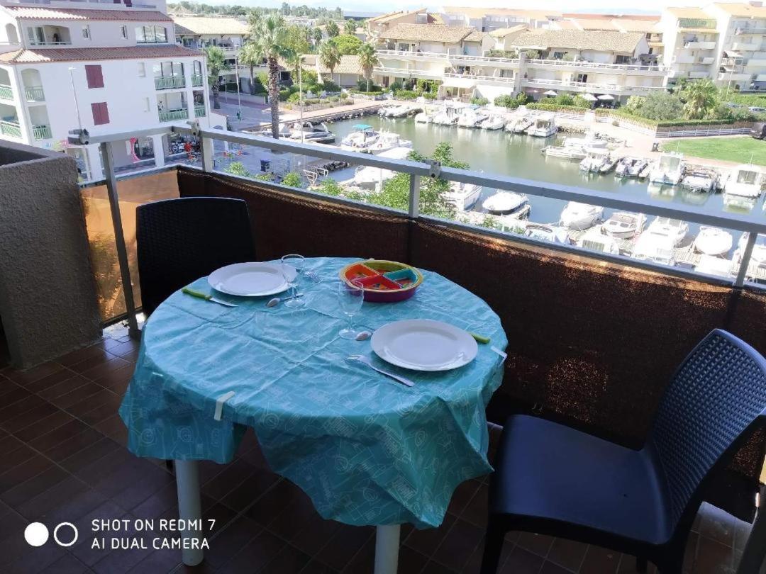 Appartement T2 Vue Mer Et Port,2 Balcons, Parking Prive Canet-en-Roussillon Esterno foto