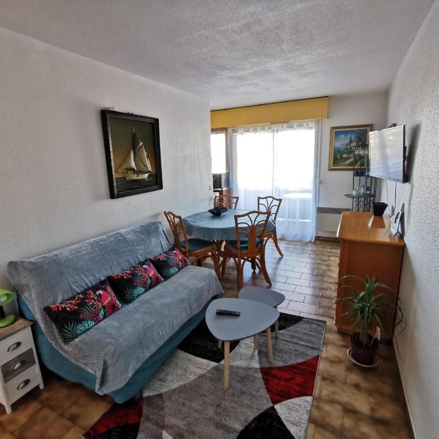 Appartement T2 Vue Mer Et Port,2 Balcons, Parking Prive Canet-en-Roussillon Esterno foto