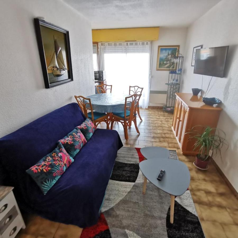 Appartement T2 Vue Mer Et Port,2 Balcons, Parking Prive Canet-en-Roussillon Esterno foto