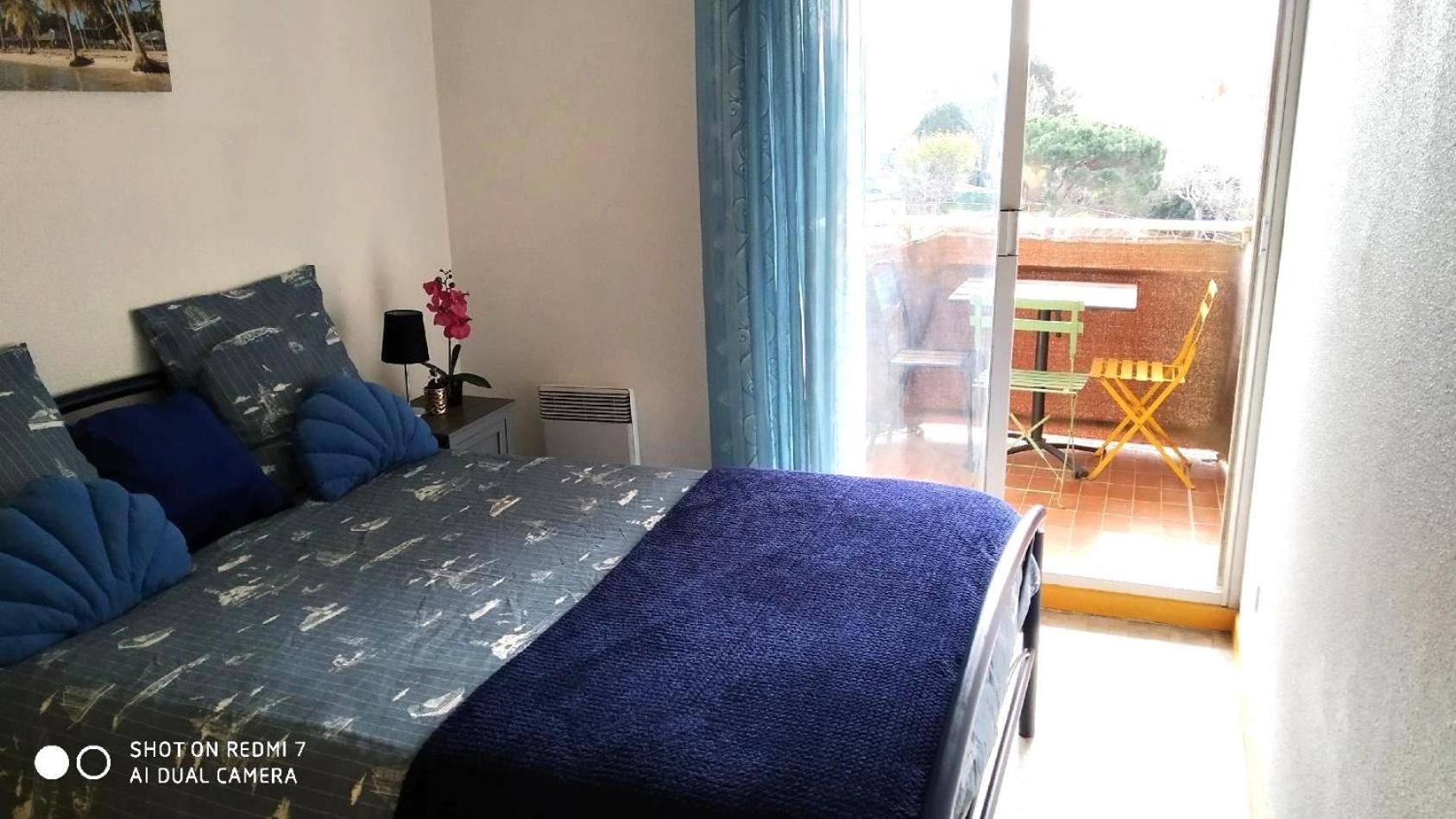 Appartement T2 Vue Mer Et Port,2 Balcons, Parking Prive Canet-en-Roussillon Esterno foto