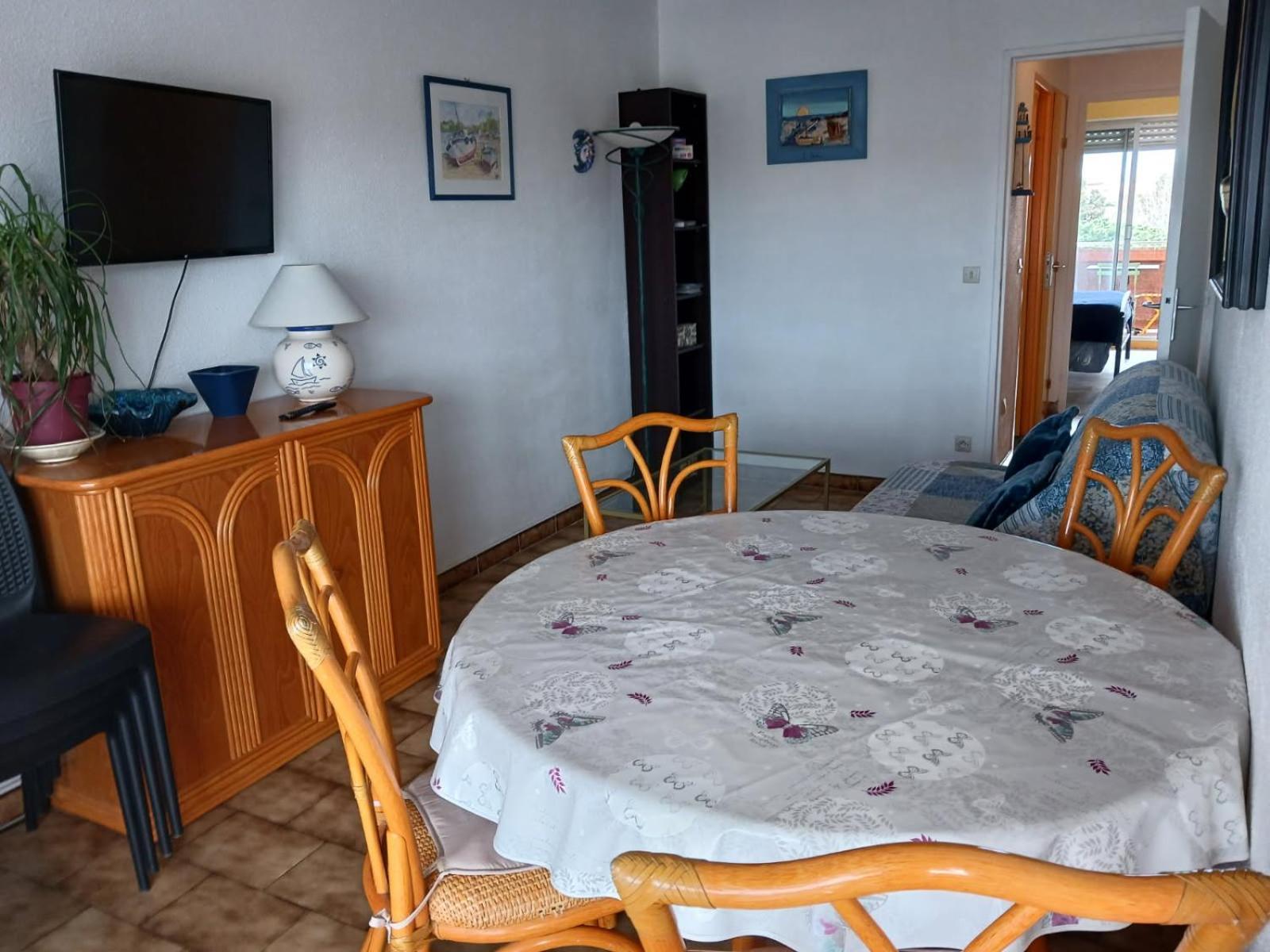 Appartement T2 Vue Mer Et Port,2 Balcons, Parking Prive Canet-en-Roussillon Esterno foto