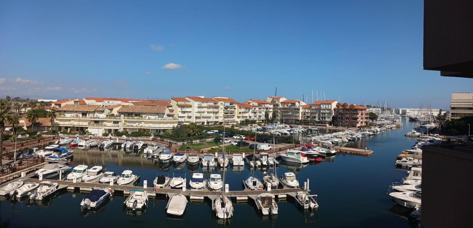 Appartement T2 Vue Mer Et Port,2 Balcons, Parking Prive Canet-en-Roussillon Esterno foto